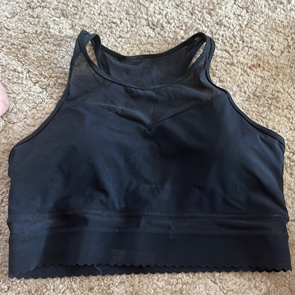 Star mesh bra